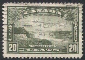 CANADA 1935 Sc 225  Used  VF  20c Niagara Falls