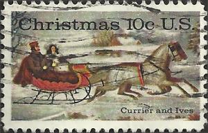 # 1551 USED CHRISTMAS CURRIER AND IVES