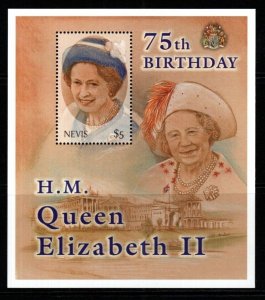 NEVIS SGMS1666 2001 75TH BIRTHDAY OF QUEEN ELIZABETH II MNH