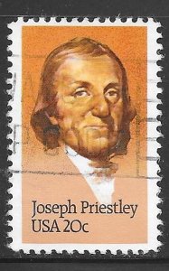 USA 2038: 20c Joseph Priestley, used, VF