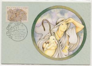 Australia 1231-3 1991 Christmas Post Office Maxi Card set...