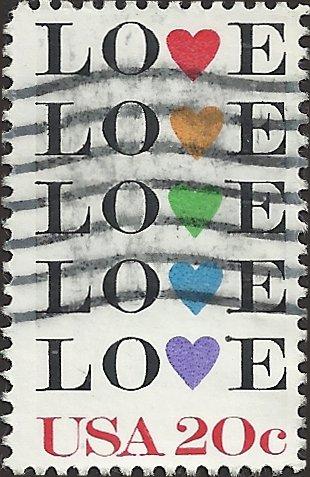 # 2072 USED LOVE STAMP