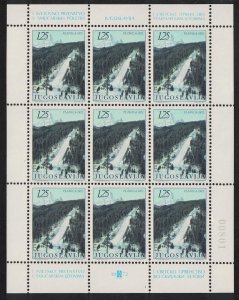 Yugoslavia World Ski jump Championships Planica Sheetlet 1972 MNH SG#1506