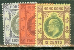 JC: Hong Kong 71-5, 77 mint CV $97.75; scan shows only a few