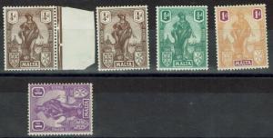 MALTA 1922 FIGURE 1/4D - 1D PLUS SHADE