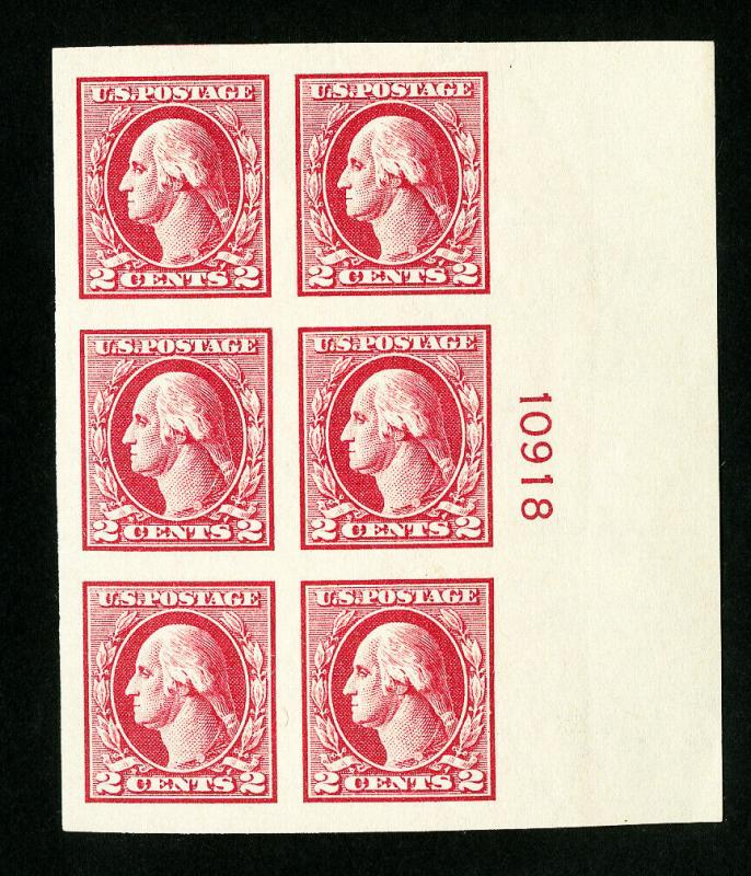 US Stamps # 532 Superb PB of 6 Gem OG NH Catalog Value $625.00