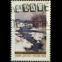 CANADA 1989 - Scott# 1256b Winter 38c Used