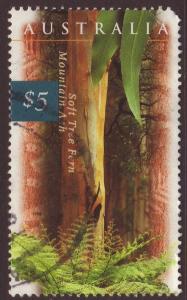 Australia 1996 Sc#1534, SG#1625  $5 Mountain Ash Trees USED. 