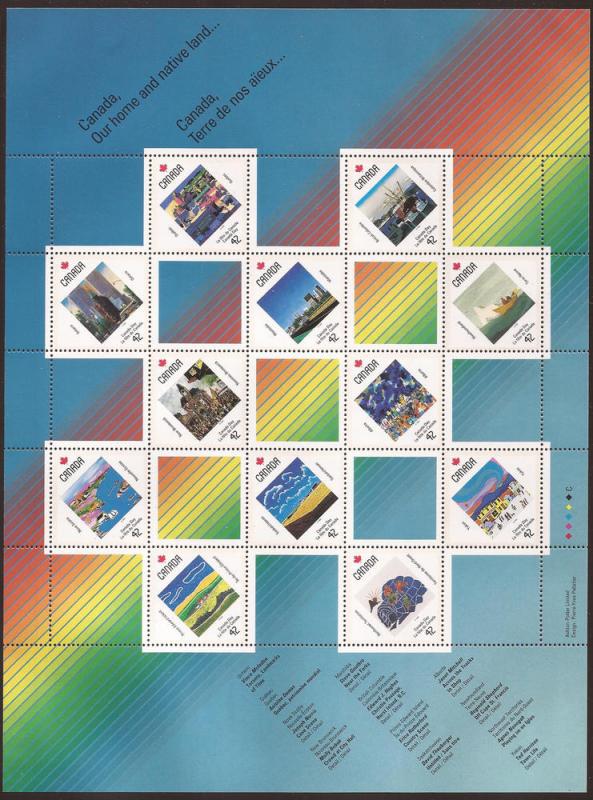 Canada - Scott# (016 - MNH Souvenir Sheet) 1431a (1992) V...