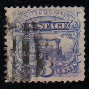 US #114 VF used, faintly canceled, fresh color and impression,  a super used ...