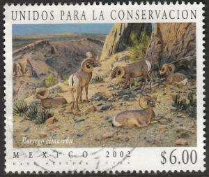 MEXICO 2250, Wildlife Conservation Cimarron Ram. USED. F-VF. (1497)