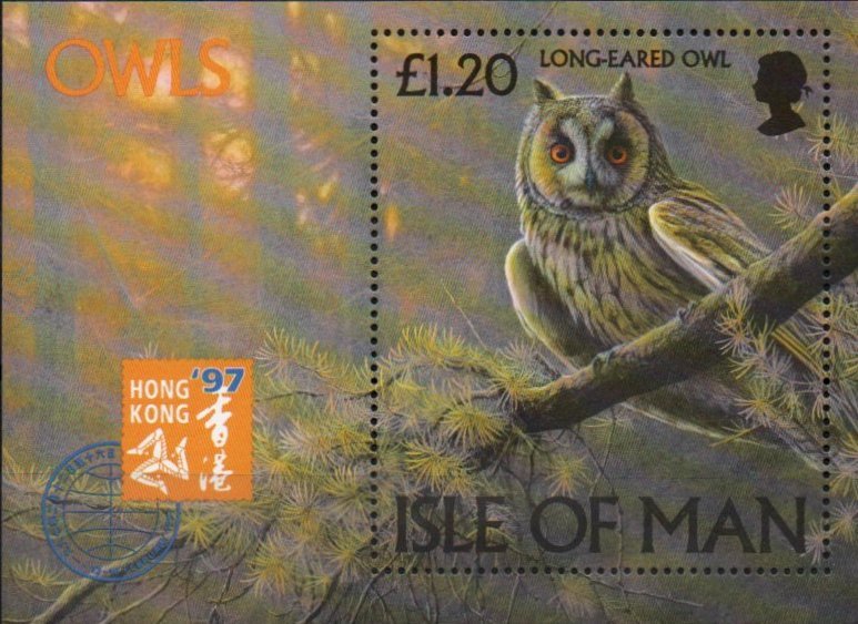 Isle of Man 1997,Owls MNH S/Sheet # 733