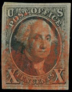 momen: US Stamps #2 Used VF/XF