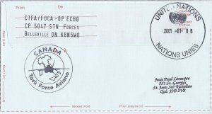 CANADA - UN - Operation Echo - Task Force Aviano - Airletter 2001