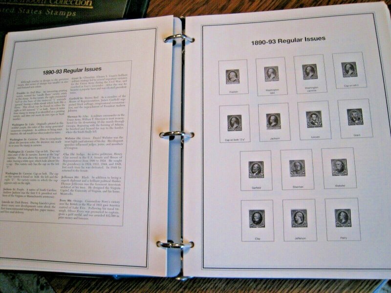 AMERICAN HEIRLOOM COLLECTION OF UNITED STATES STAMPS - 2 VOLUMES - NO STAMPS