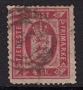 Denmark #O2, used, CV $32.50