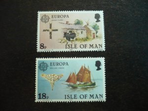 Stamps - Isle of Man - Scott# 191-192 - Mint Never Hinged Set of 2 Stamps