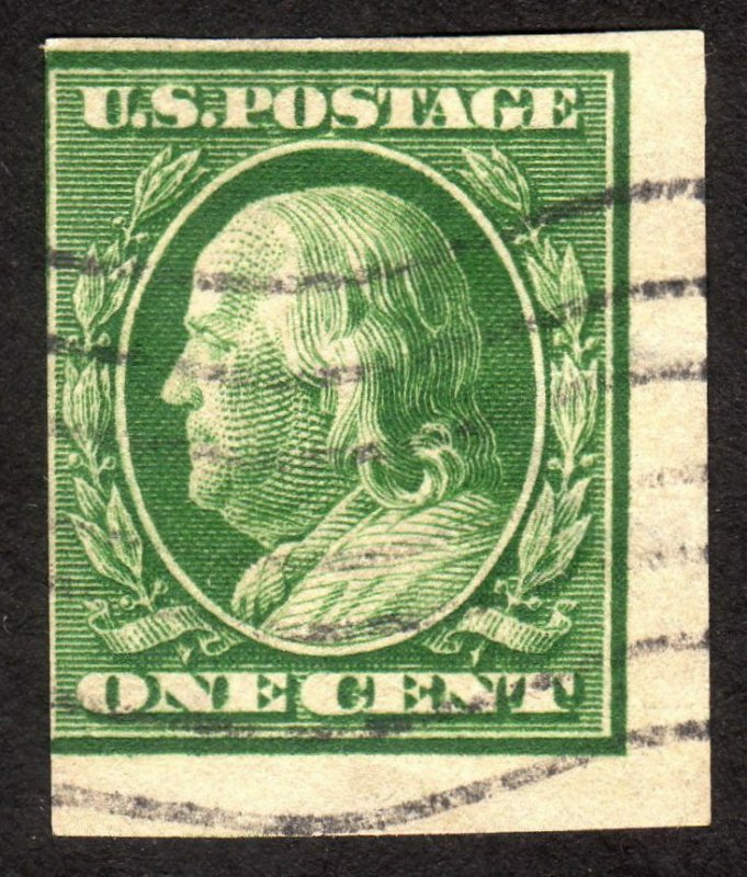 1911, US 1c, Franklin, Used, Sc 383