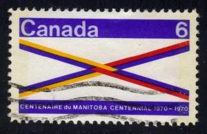 Canada #505 Manitoba, used (0.25)