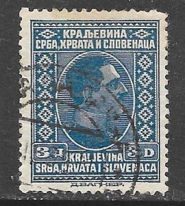 Yugoslavia 45: 3d Alexander I, used, F-VF