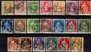 Switzerland #126-45  F-VF Used CV $98.00 (X671)