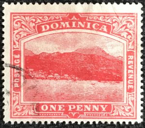 Dominica Scott #51 Used Single Roseau Capitol of Dominica SCV $.75 L21