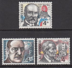 Slovakia 293-295 MNH VF