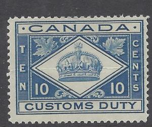 Canada Customs Duty Stamp FCD4 MNH 10cent