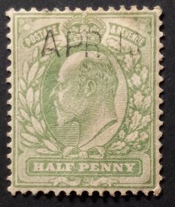 Great Britain Scott 127 Used W/Fancy Cancellation KEVII VF 1901