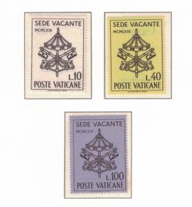 Vatican 362 - 364 - Keys Of St Peter. Set Of 3.  MNH. OG.   #02 VAT362s