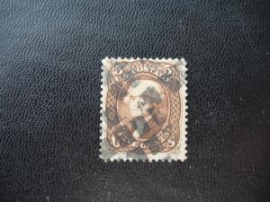 1861-62 SERIES  SCOTT # 76  5c ISSUE  F/VF. SCV $ 150.00