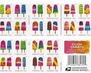 The Frozen Treats Forever stamps 5 books total 100pcs