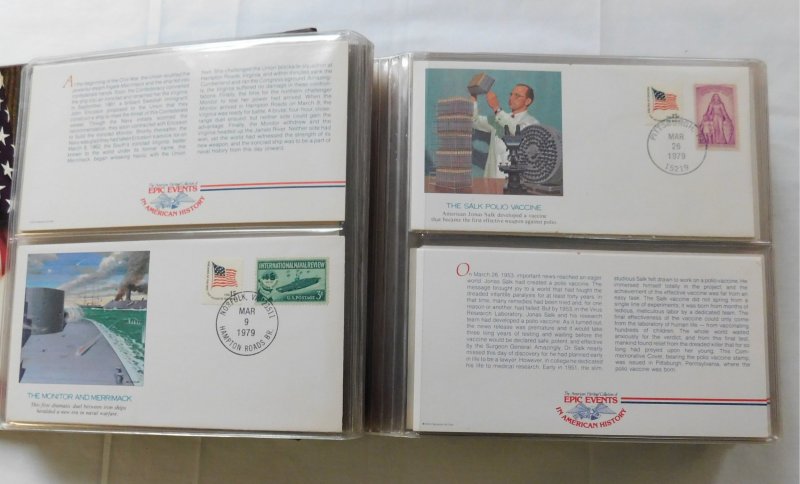 Epic Events American History Fleetwood 50 Event Covers in Album 1979 1980