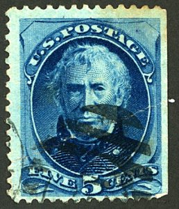 U.S. #185 USED CREASE