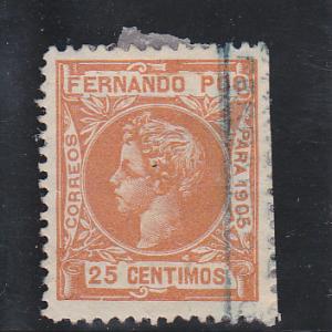 Fernando Po  Scott#  143  Used