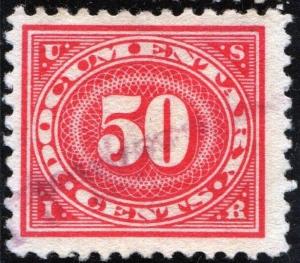 R238 50¢ Documentary Stamp (1917) Used