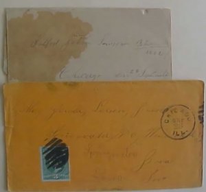 US LETTER IN 1882 CHICAGO IN GERMANY