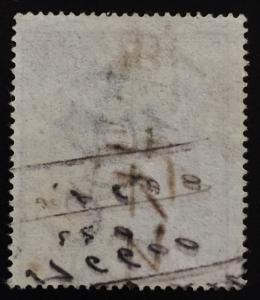 Malaya Singapore Straits Settlements QV Fiscal/Revenue 3c Receipt Stamp Used 