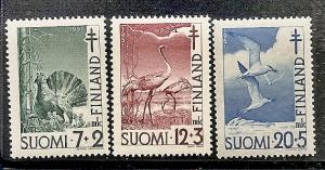 Finland B107-109 MNH 1951 Birds