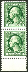 U.S. #525A MINT OG NH CREASE LRG MARGIN