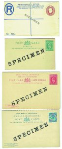 JAMAICA SPECIMEN Overprints on Queen Victoria (2), EDVII - 41549