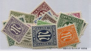 GERMANY 3N1-20  MNH    8PF IS MLH