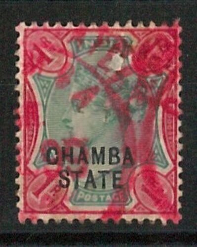 56819 - INDIA: CHAMBA STATES  - STAMPS: Stanley Gibbons # 18 used - NICE! 