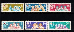 Romania Sc 2010-15 MNH Set of 1968 - Children, Pioners