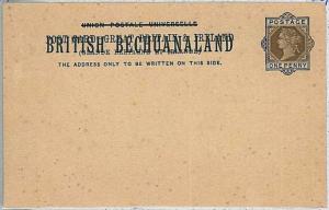 BRITISH BECHUANALAND  -  POSTAL STATIONERY : Higgings & Gage #4