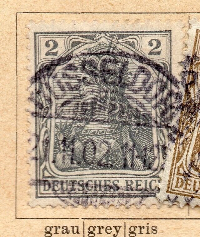 Germany 1902 Early Issue Fine Used 2pf. NW-08298