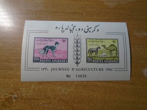 Afghanistan  #  492-93  MNH   SS   Imperf