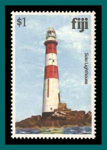 Fiji (423) 1980 Solo Rock Lighthouse, $1 MNH (SG 594A)