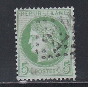 France #  53, Ceres, Used, 1/3 Cat.