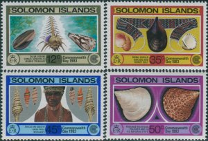 Solomon Islands 1983 SG489-492 Commonwealth Day set MNH